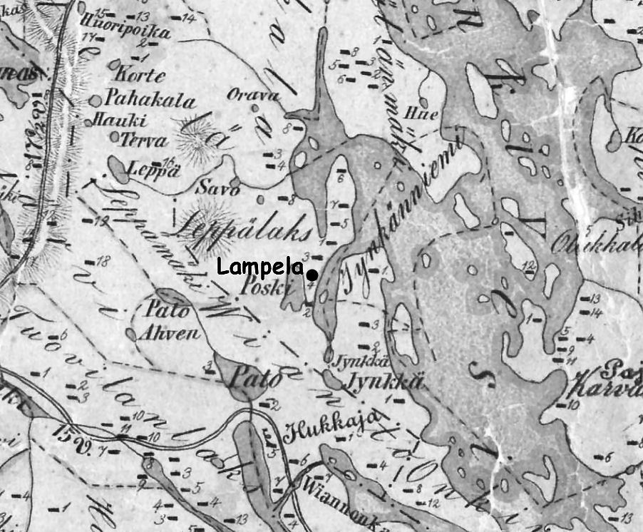 Wesalan (Lampelan) talo Leppälahti no 4 (vanha no 2)