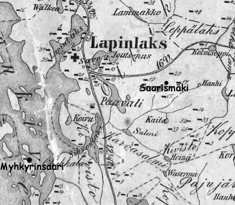 Saarismäki ja Myhkyrinsaari